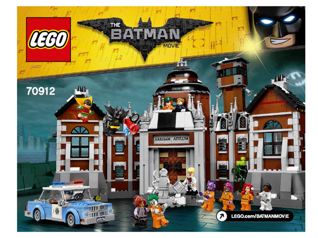 2017 BRAND NEW SEALED BATMAN LEGO BATMAN MOVIE 70912 ARKHAM ASYLUM