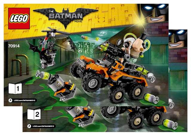 lego batman bane toxic truck attack
