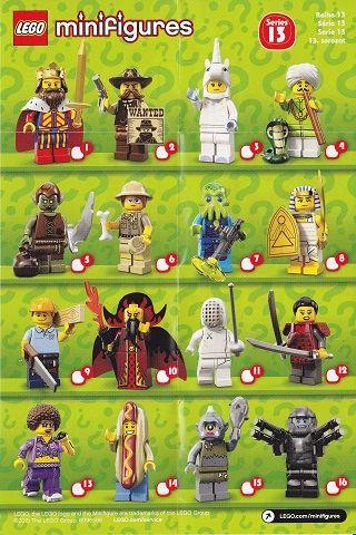 LEGO SERIE 13 Guerriero Egiziano #8 minifigura 71008 