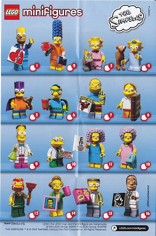 Free Postage Genuine Lego Simpsons 71009 Series 2 Minifigures From £1.49 Each 