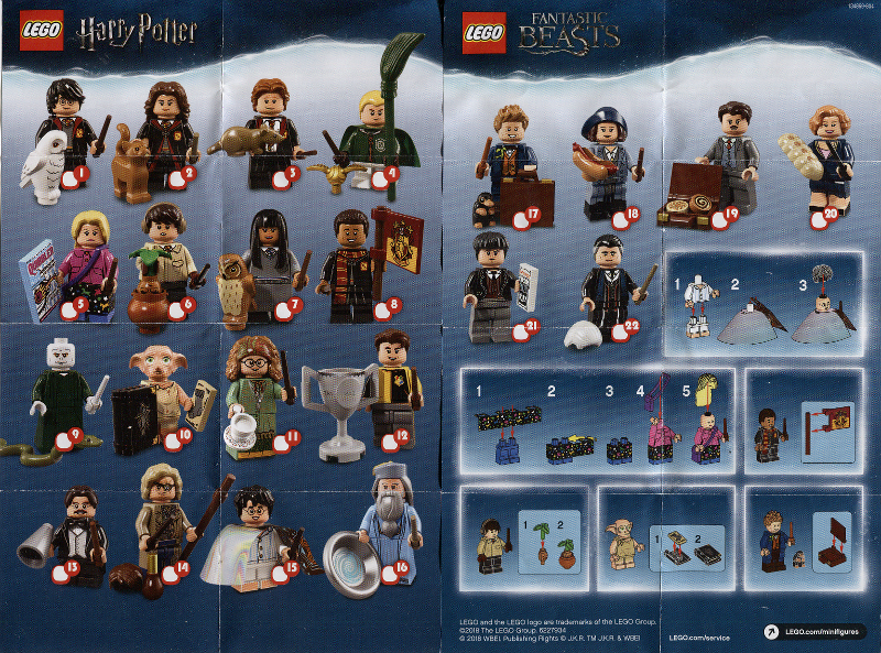 choose your figure Lego Harry Potter Minifigures 71022 And 71028 GENUINE 