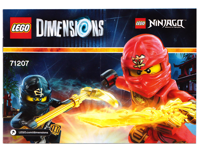 71207 DIMENSIONS KAI TEAM PACK TOY TAG BESTPRICE NEW NINJAGO LEGO 
