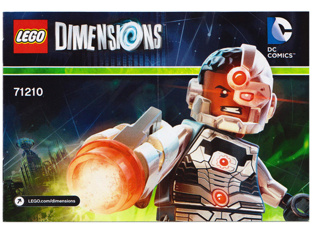 71210 GIFT NEW BESTPRICE FAST LEGO DIMENSIONS CYBORG  FUN PACK TOY TAG 