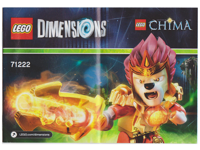 Legends of CHIMA LEGO Dimensions Laval & Mighty Lion Rider Fun Pack 71222 NEW 