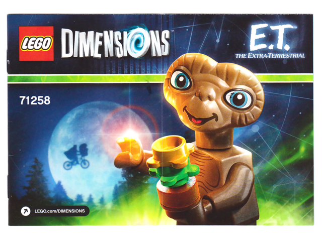 NEW LEGO ET EXTRA-TERRESTRIAL FUN PACK 71258 Set Sealed Without Box Dimensions