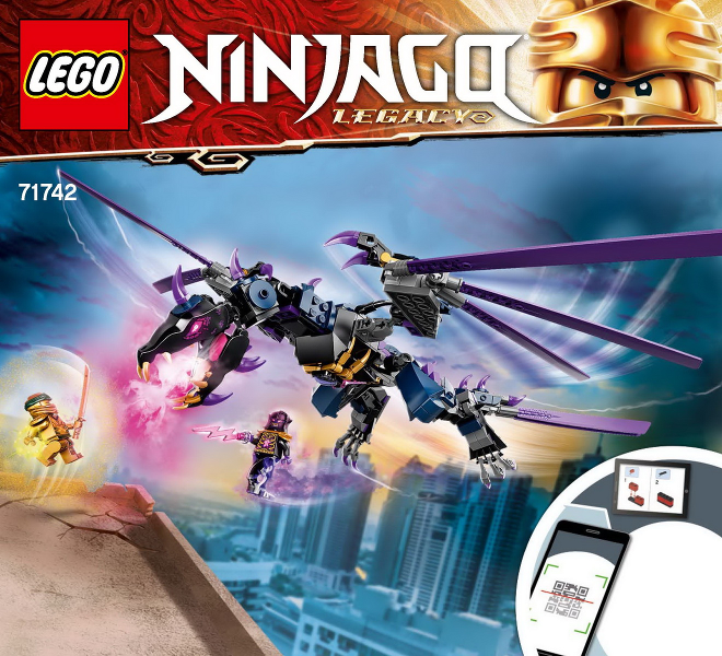 OHNE FIGUREN LEGO NINJAGO LEGACY Der Drache des Overlord 71742 