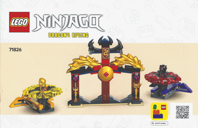 【新品・未使用】【廃盤品】 Ruutu Aqua 115×140 Dragon Spinjitzu Battle Pack : Set 71826-1 | BrickLink