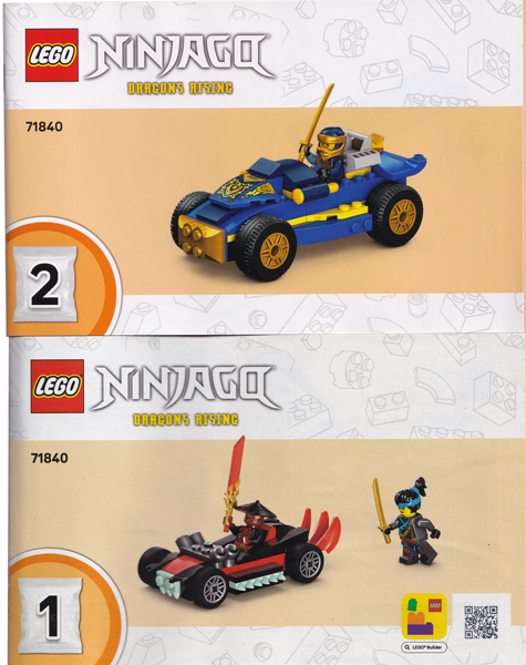 Rogue vs. Drix Race Car Duel : Set 71840-1 | BrickLink
