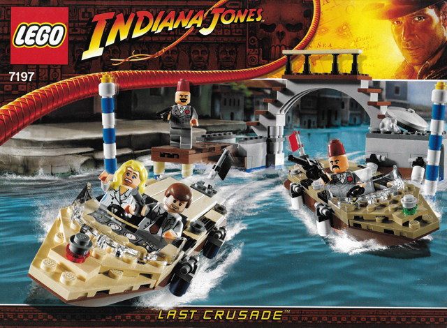 LEGO 7197 Indiana Jones Verfolgungsjagd in Venedig sehr selten very RAR misb 