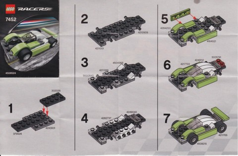 Lime / Black Racer polybag