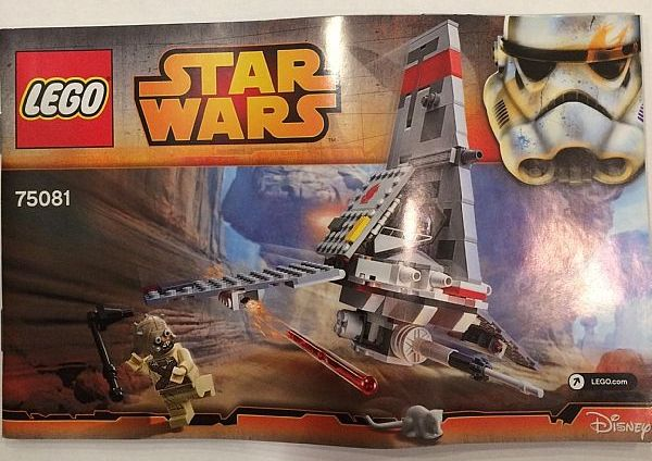 LEGO star wars t-16 skyhopper pilote personnage 75081 rouge t16 Fighter NEUF 