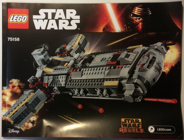 Plesač Sophie Rad  BrickLink - Set 75158-1 : LEGO Rebel Combat Frigate [Star Wars:Star Wars  Rebels] - BrickLink Reference Catalog