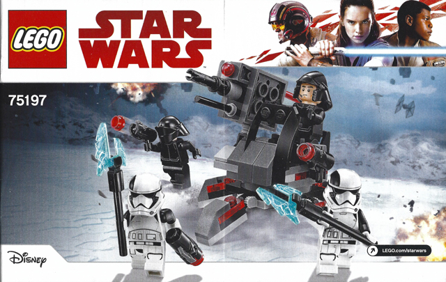LEGO 75197 STAR WARS Battle Park del primo Ordine 