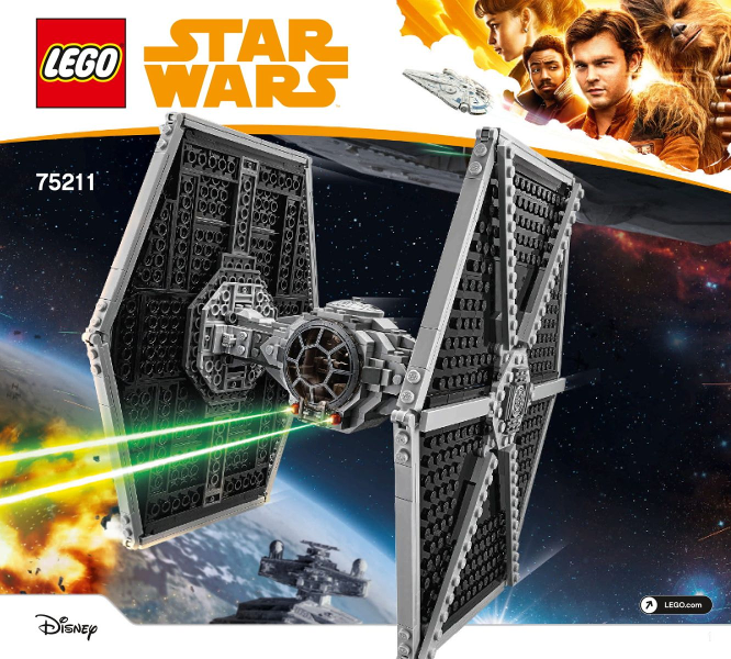 Beskatning Kvarter Kartofler BrickLink - Set 75211-1 : LEGO Imperial TIE Fighter [Star Wars:Star Wars  Solo] - BrickLink Reference Catalog
