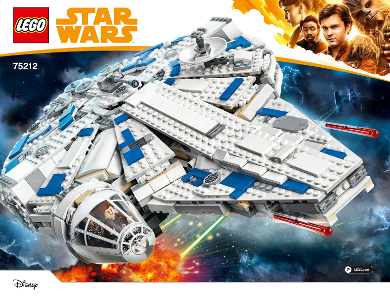 BrickLink - Set 75212-1 : LEGO Kessel Run Millennium [Star Wars:Star Wars Solo] - BrickLink Reference Catalog