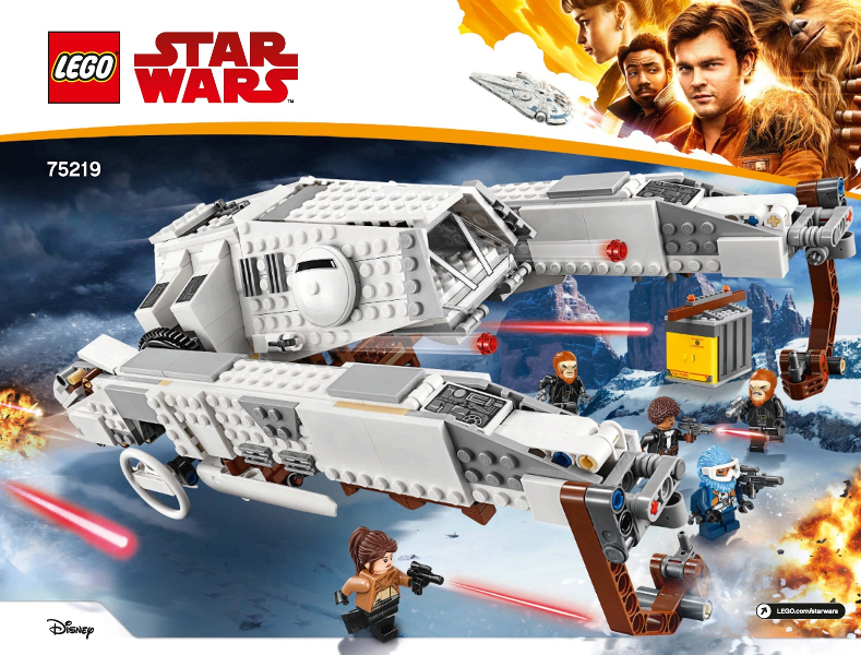 New, No Minifigures or BOX LEGO Star Wars 75219 Imperial AT-Hauler 