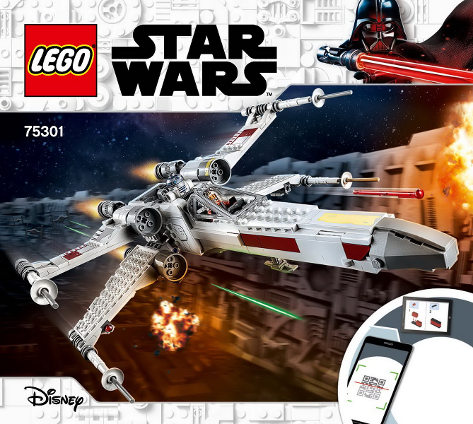 LEGO 75301Star WarsLuke Skywalkers X-Wing FighterPrinzessin LeaNEU 
