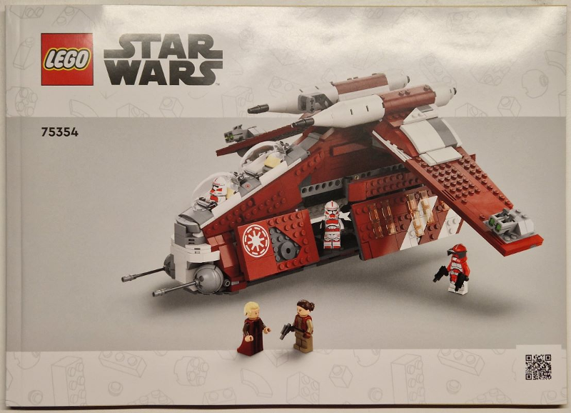 Lego Star Wars: The Clone Wars Coruscant Guard Gunship #75354 : r