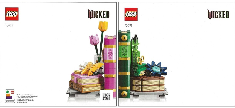 Glinda & Elphaba Bookends