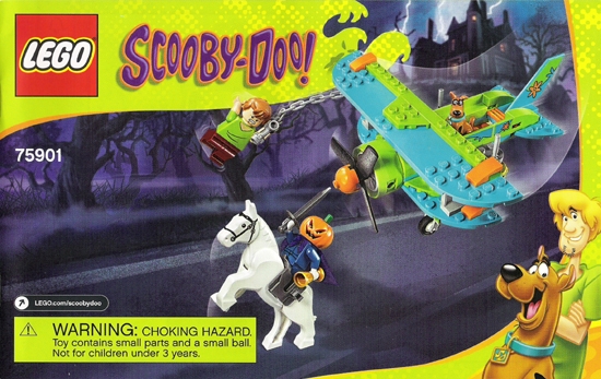 Scooby Doo 75901 Mystery Plane Adventures 127psc BuildingBlocks Brick Withfigure 