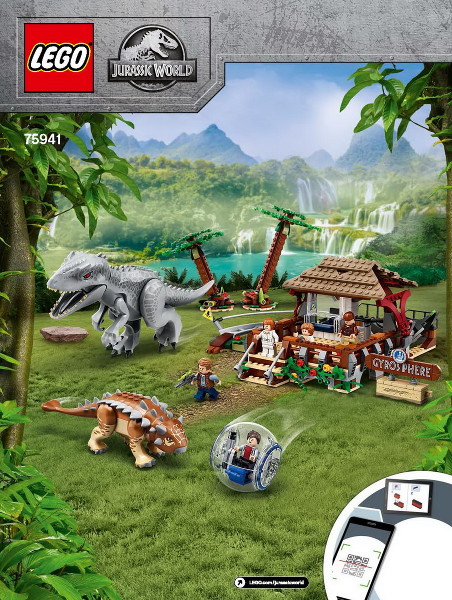 Ankylosaurus NEU OVP TOP ZUSTAND Lego Jurassic World 75941 Indominus Rex vs 