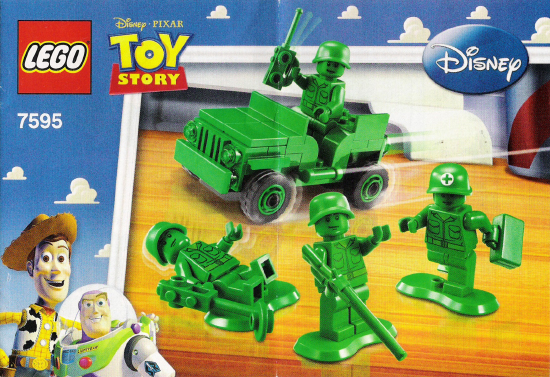 NEW Lego Toy Story GREEN MINIFIG HEAD Boy Smile Army Man Medic Soldier Head 7595