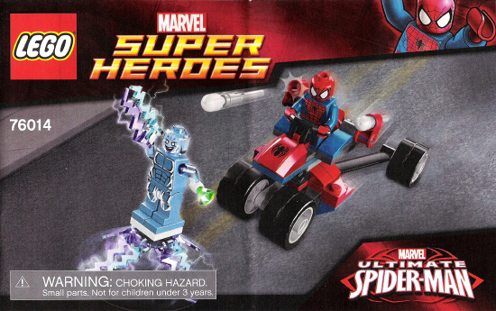 76014 for sale online LEGO Marvel Super Heroes Spider-Trike vs Electro 