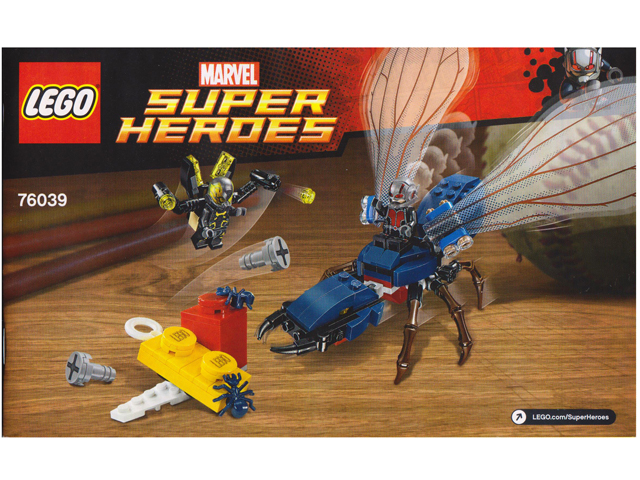 STICKER SHEET Super Heroes Ant-Man Final Battle LEGO 76039