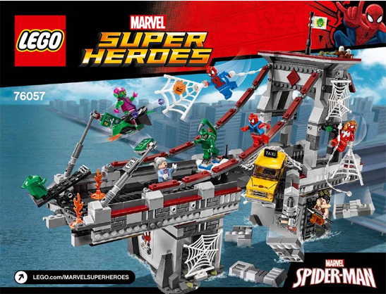 SPIDERMAN ULTIMATE BRIDGE BATTLE  76057 RETIREDSEALEDSCORPION LEGO 