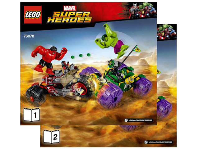 LEGO Marvel Super Heroes Hulk vs. Red Hulk Set 76078