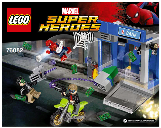 lego spider man atm heist