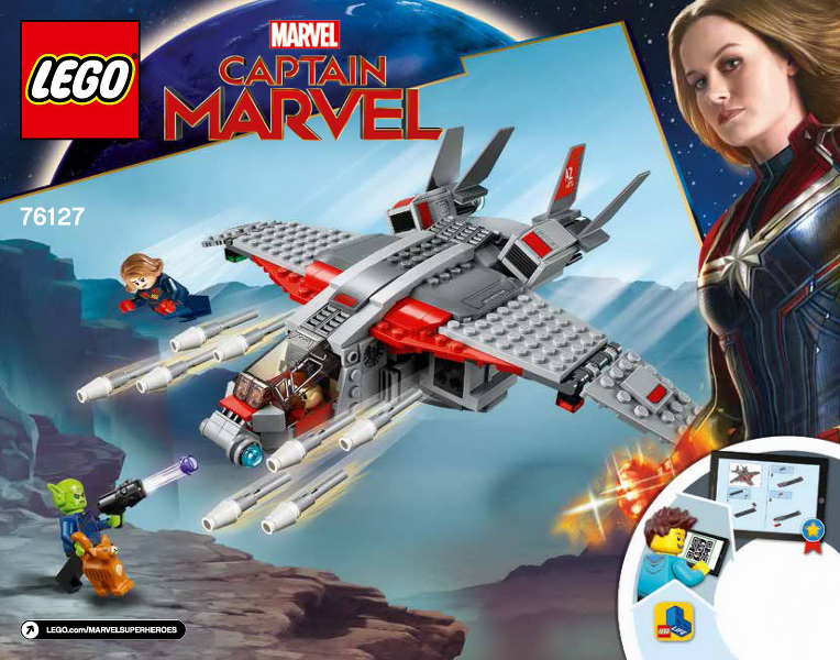 LEGO Marvel Super Heroes Captain Marvel and The Skrull Attack Set 76127 - US
