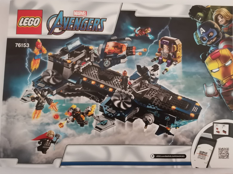 New Lego Super Heroes STICKER SHEET ONLY for set 76153 Avengers Helicarrier 