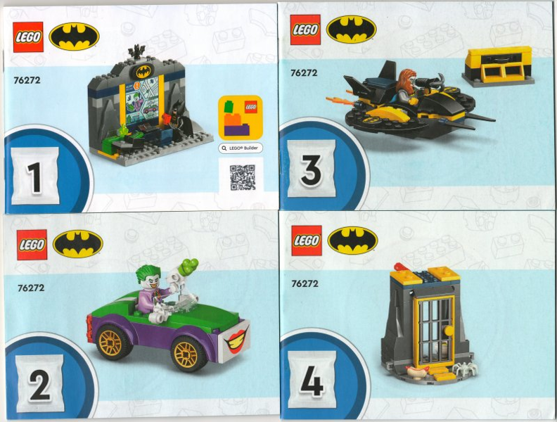 The Batcave with Batman, Batgirl and The Joker : Set 76272-1 The Batcave with Batman, Batgirl and The Joker : Set 76272-1