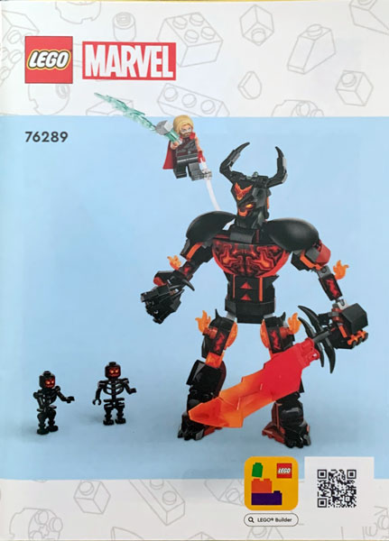 LEGO Marvel Thor vs. Surtur Construction Figure, Buildable