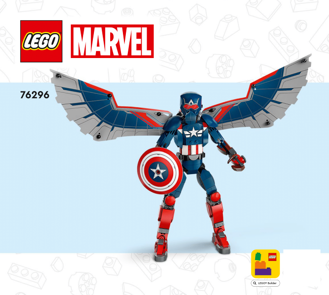 New Captain America Construction Figure : Set 76296-1 | BrickLink