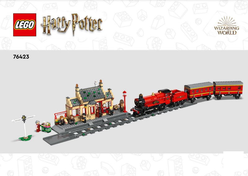 LEGO 76423 Harry Potter Hogwarts Express & Hogsmeade Station Conjunto de  Trem Novo 2023