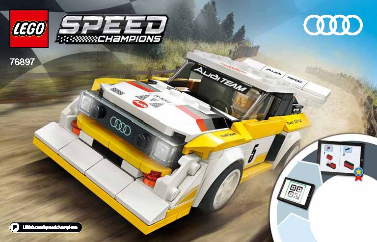 BrickLink - Set 76897-1 : LEGO 1985 Audi Sport quattro S1 [SPEED 