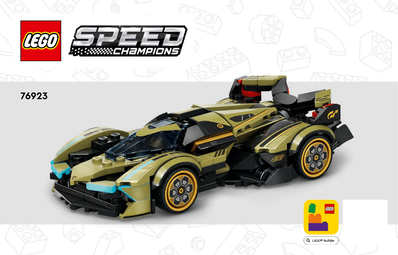 Lamborghini Lambo V12 Vision Gran Turismo : Set 76923-1