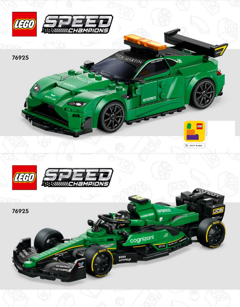 Aston Martin Vantage Safety Car & AMR23 : Set 76925-1