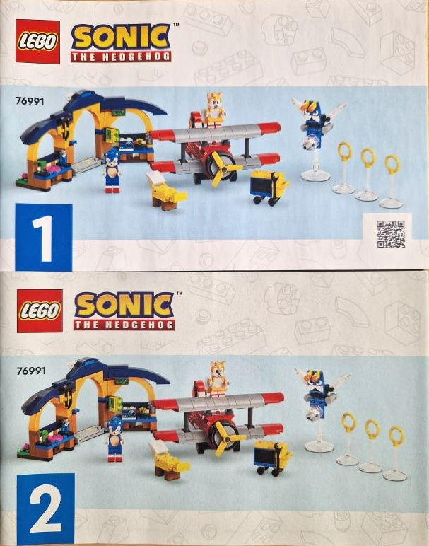 LEGO Sonic Taller y Avión Tornado de Tails 76991