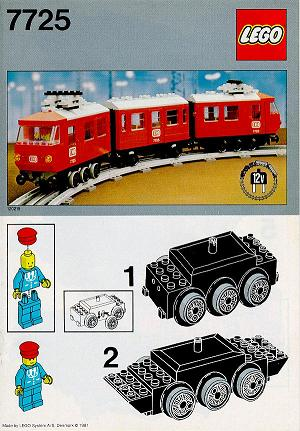 Eisenbahn LEGO-7725-Lego extra dünn-7725 30 Stück Haftreifen,schwarz