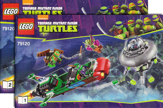 REVIEW LEGO 79120 TMNT - L'attaque aérienne en T-Rawket - HelloBricks