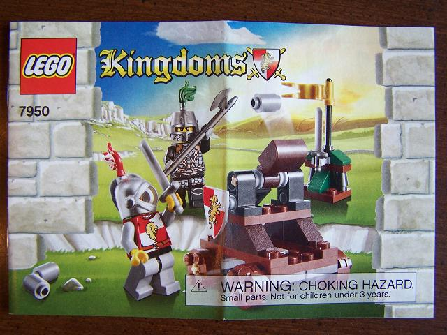Lego Bauplan Bauanleitung 7950 Knight's Showdown Castle 