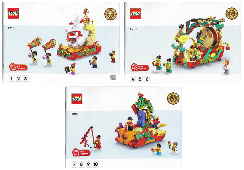Vitrine en plexiglas® pour LEGO® La parade Nouvel An lunaire (80111)
