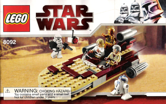 LEGO Star Wars Lego 8092 Luke's Landspeeder NEW MISB Mint Factory Sealed NUOVO 