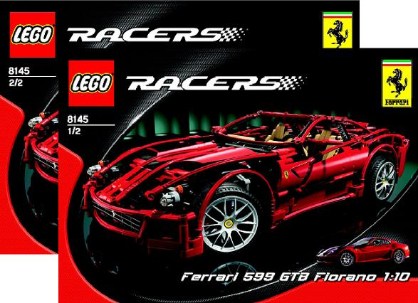 BrickLink - Set 8145-1 : LEGO 599 GTB Fiorano [Racers:Ferrari] BrickLink Catalog