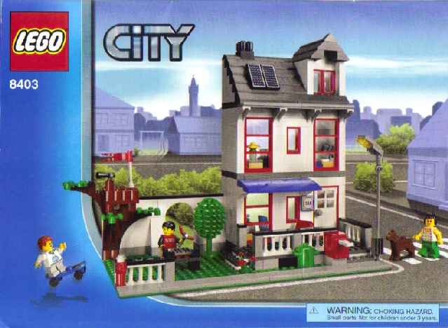 Machtigen Leuren Marxisme City House : Set 8403-1 | BrickLink
