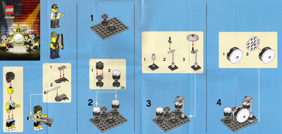 LEGO Rock Band Minifigure Accessory Set 850486 