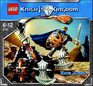 LEGO 8701 Castle Knights' Kingdom II King Jayko sealed box RETIRED 2006 